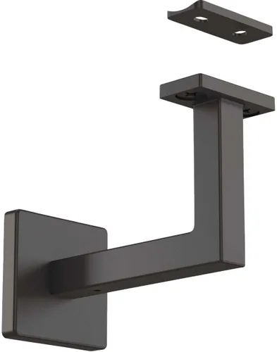 Vista 8 de National Hardware N830-524 - Soporte para pasamanos de caña de 3-5/16 pulgadas, color negro mate, barandilla de escalera para barandilla