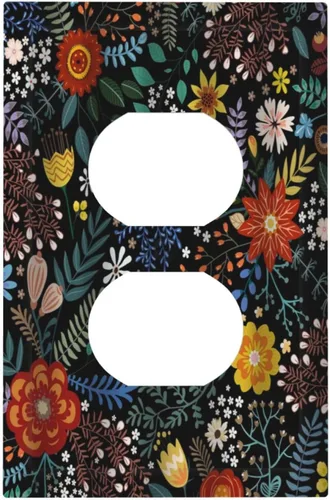 Vista 109 de Cubiertas de pared de estilo rústico occidental de madera puerta de granero herradura de hierro estrella placas de pared simple dúplex cubiertas