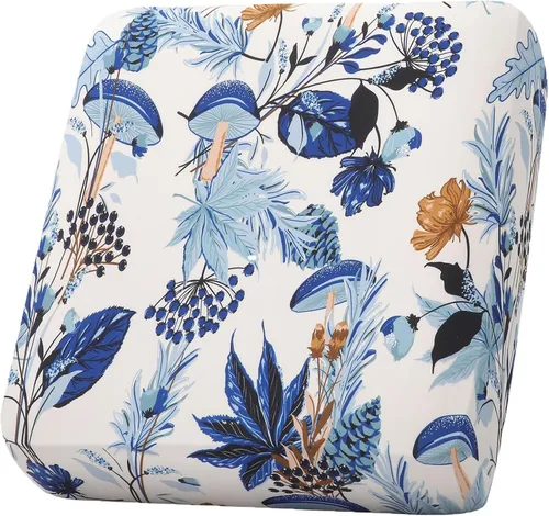 Vista 171 de hyha Fundas de cojín de sofá estampadas, fundas de sofá florales lavables para sofás con 2 cojines, fundas de cojín de patrón elástico para muebles