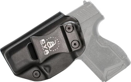 Vista 208 de CYA Supply Co. Base IWB Funda de transporte oculta propiedad de veteranos fabricada en Estados Unidos - Compatible