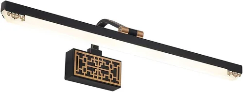 Vista 5 de Lámpara LED de 57 cm (22,4") para tocador de baño, 11 W, luz Blanca cálida de 3000 K, iluminación frontal moderna para Espejo, ideal para UNA