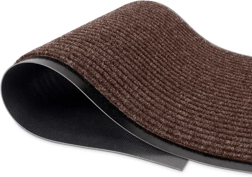 Vista 53 de LuxUrux Tapete de goma duradero para puerta, resistente, interior/exterior, fácil de limpiar, impermeable, patio, garaje, tapete comercial