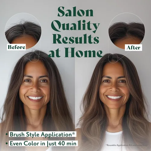 Vista 5 de Herbatint Tinte permanente para el cabello, castaño claro 5N, para hasta un 100% de cobertura de canas resistentes - Sin amoníaco, sin alcohol