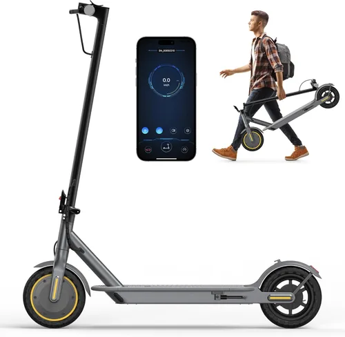 Vista 14 de NAVIC Electric Scooter with Dual Suspension, 8.5”/10" Tires, 350W/500W Motor, 19/22 Mph, Max 22/25/27/49Miles Range, Foldable E Scooter for Adults