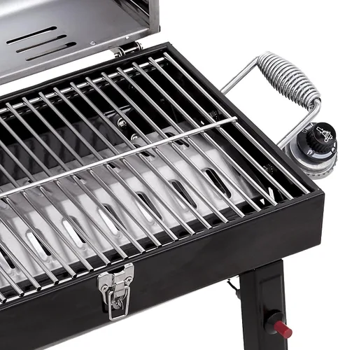 Vista 3 de Charbroil 1-Burner Portable Gas Grill, Stainless Steel - 465640214