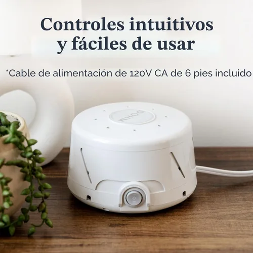 Vista 7 de Marpac, máquina de sonido de ruido todo natural, M1DSUSWH, Paquete de 1, Blanco, 1, 0