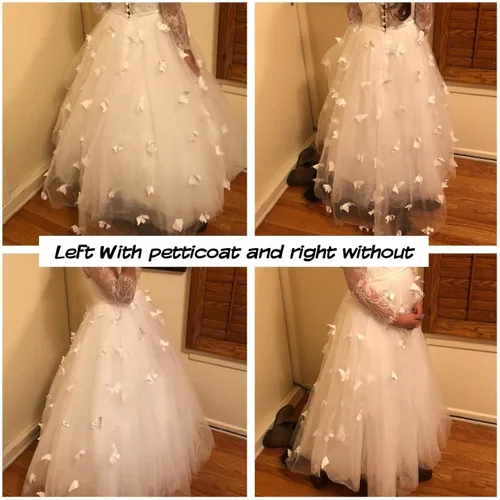 Vista 6 de Enagua de 1 a 12 años para niñas de 1 a 12 años, Calzado