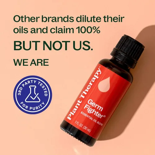 Vista 4 de Plant Therapy Germ Fighter Essential Oil Blend 100% Pure, Undiluted, Natural Aromatherapy, Therapeutic Grade 30 mL (1 oz)