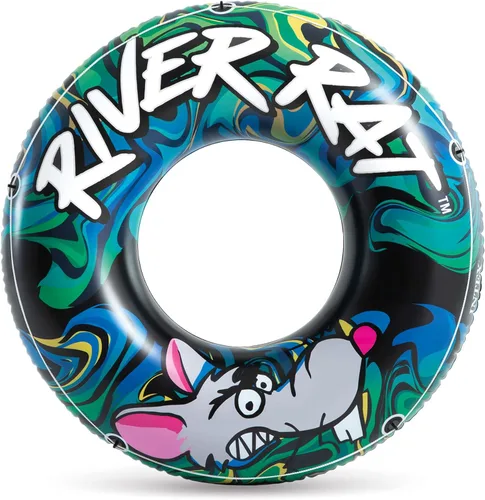 Vista 2 de Intex River Rat tubo para nadar, diámetro de 48 pulgadas, para niños a partir de los 9 años de edad