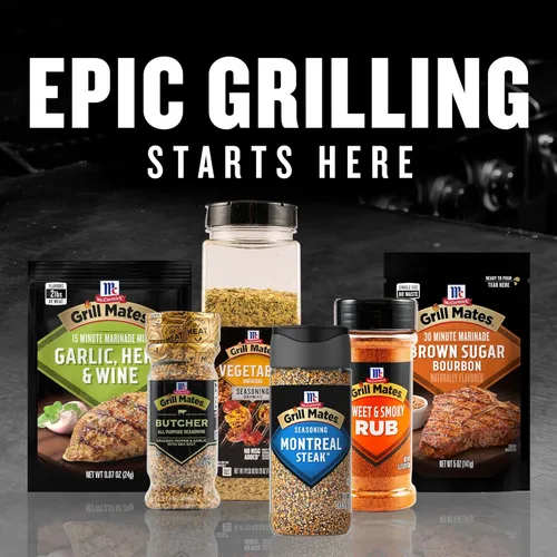 Vista 19 de McCormick Grill Mates - Condimento de verduras, 20 onzas - Un envase de 20 onzas de mezcla de condimento para verduras con una mezcla premium