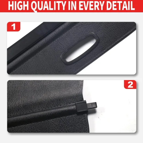 Vista 3 de Marretoo Cubierta de maletero de carga para BMW X5 2019 2020 2021 2022 2023 2024 para BMW X5 Accesorios Versión de actualización Cubierta retráctil