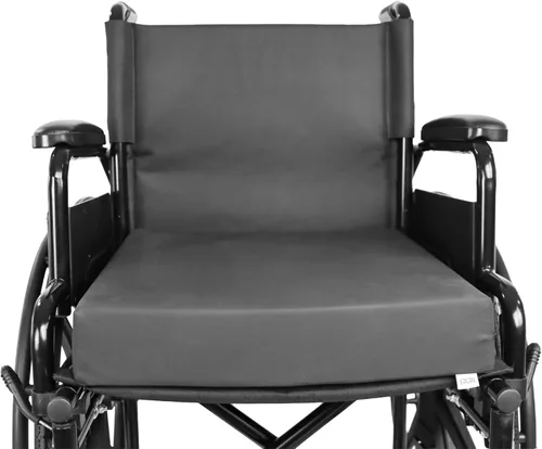 Vista 3 de PEPE Mobility - Cojines para sillas de ruedas para aliviar la presión (16.5 x 16.5 x 3 pulgadas), espuma viscoelástica, alivio del dolor de coxis