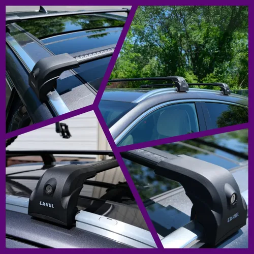 Vista 7 de ERKUL Barras transversales de techo resistentes para Lincoln MKC 2015-2019 Barras transversales de aluminio Aero mejoradas con sistema