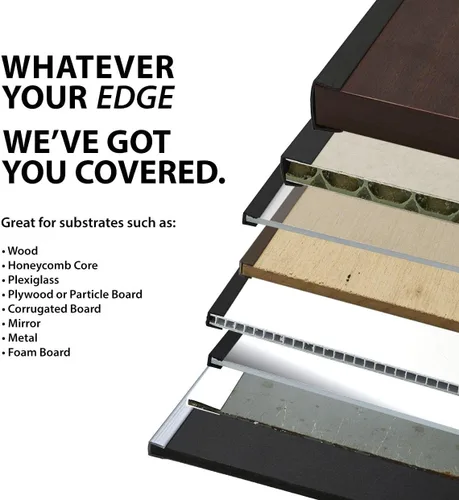 Vista 6 de Outwater Plastics White - Canal en U de plástico de estireno de 3/4 pulgadas, longitud de 36 pulgadas (paquete de 4)