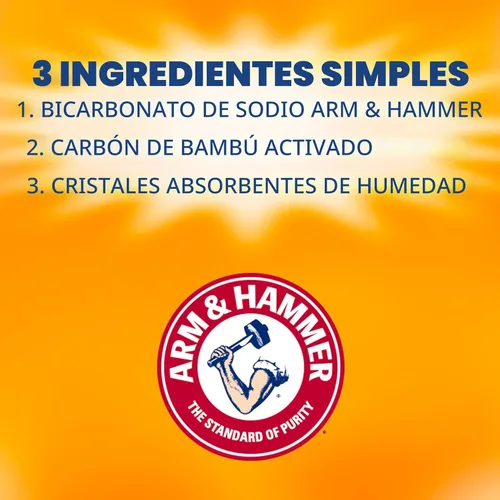 Vista 5 de Arm & Hammer Essentials Absorvedor de humedad desechable y eliminador de olores, sin fragancia, 1 lb., atrae y atrapa la humedad excesiva
