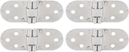 Vista 9 de Máquina plegable de bisagra superior abatible de 0.09 pulgadas de grosor, accesorios de hardware para muebles, bisagra abatible Solapa de metal