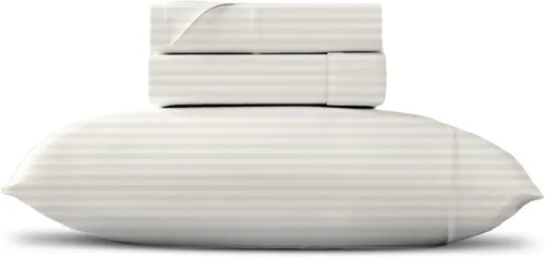 Vista 20 de TEXAS LINEN CO. - Juego de sábanas de tamaño Twin de 100% algodón egipcio, pack de 2 - Sábanas de lujo de 600 hilos de algodón egipcio tamaño Twin