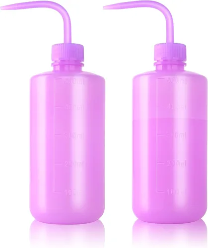 Vista 18 de Melphoe Exprimidor de botellas de lavado de tatuajes, 2 botellas de agua de 5.1 fl oz para riego de suculentas, herramientas de riego de enjuague