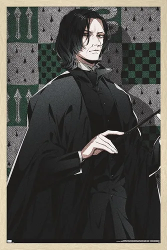Vista 7 de Trends International The Wizarding World: Harry Potter - Póster de pared Dynasty Snape, 14.725 x 22.375 pulgadas, versión enmarcada de madera