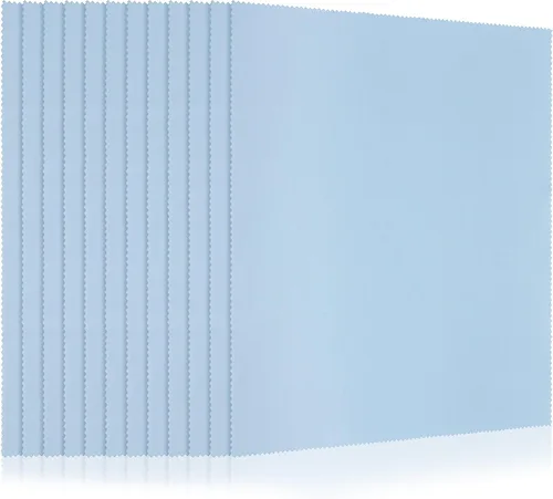 Vista 17 de Frienda Paquete de 12 Paños de Limpieza de Vidrio de Microfibra Grandes de 12 x 12 Pulgadas, Paños de Limpieza de Gafas y Lentes de Sol