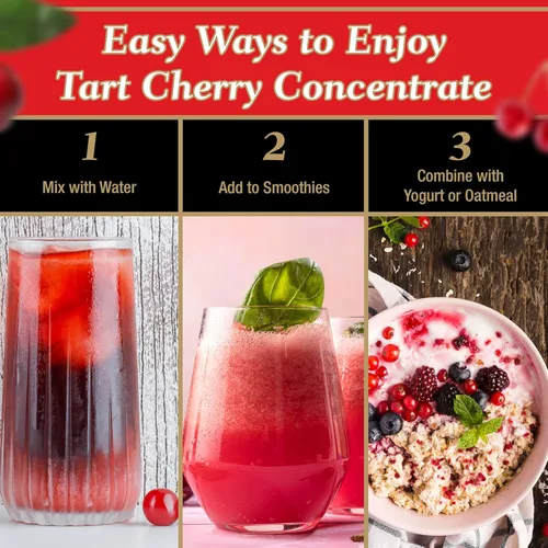 Vista 4 de Tart is Smart, Montmorency - Concentrado de jugo de cereza ácida, 32 onzas (paquete de 1)