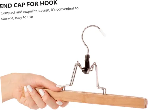 Vista 4 de Outanaya 300 piezas de tapas protectoras de extremo de gancho para perchas de ropa, fácil instalación de empuje, almacenamiento conveniente