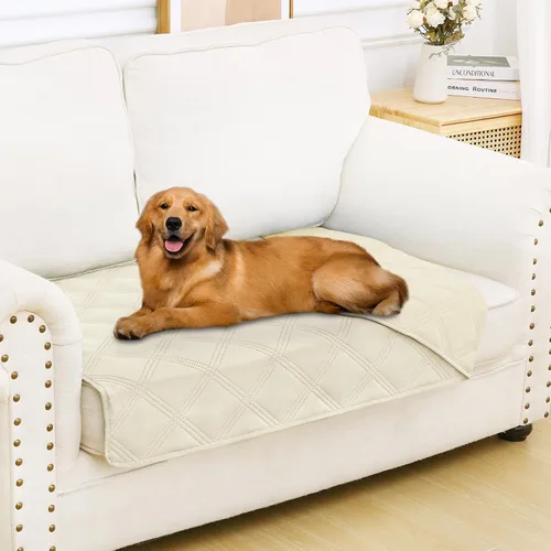 Vista 146 de Smiry Funda Manta Impermeable para Cama de Perro, Manta Suave Reversible para Mascotas, Lavable a Prueba de Fugas, Funda para Gatos y Perros