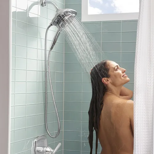 Vista 11 de American Standard 9035254.002 Spectra+ Duo - Cabezal de ducha 2 en 1 con 4 funciones, 2.5 GPM, cromo pulido
