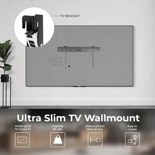 Vista 3 de TCL Smart Roku TV serie FHD LED de 32 pulgadas + soporte de pared funciona con Siri Alexa y Hey Google (renovado)