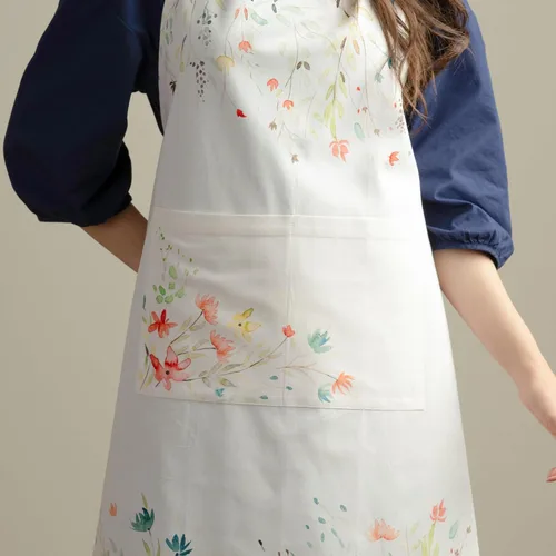 Vista 8 de Maison d' Hermine 100% Cotton Apron for women with Pocket Kitchen Chef Apron for Men Cooking Mothers Day Gifts