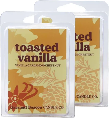 Vista 10 de Fireside - Cera de bourbon para derretir Paquete de 2 Fogata, Bourbon, Azafrán altamente perfumada Cera de otoño para el hogar y la oficina