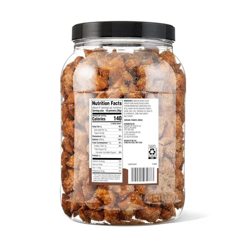 Vista 2 de Yaxa Grocery, Pretzels rellenos de mantequilla de maní, 44 onzas (anteriormente Yaxa Fresh, el embalaje puede variar)