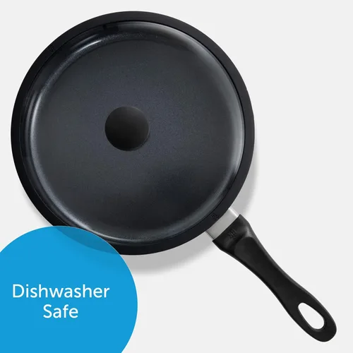 Vista 6 de BK Vivid Ceramic - Sartén antiadherente de inducción de 3.8 cuartos de galón con tapa, sin PFAS, apto para lavavajillas, color negro