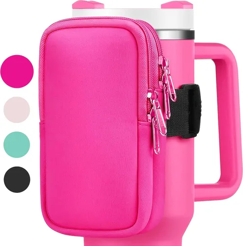 Vista 9 de Bolsa para botella de agua para Stanley Quencher Adventure de 40 onzas, accesorios para vasos Stanley, bolsa para vasos, Stanley IceFlow de 30