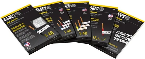 Vista 6 de Marcadores Klein Tools 56250, números del 1 al 48