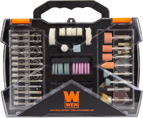 Vista 5 de WEN 230151A Kit de accesorios para herramientas rotativas de 150 piezas con estuche de transporte