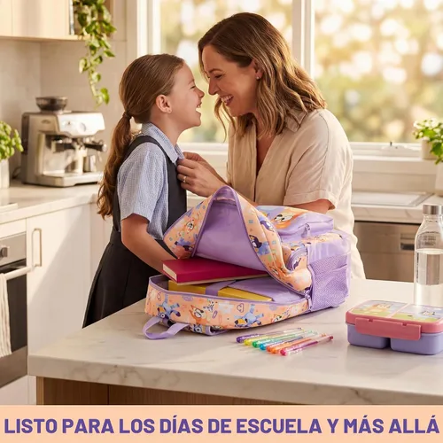 Vista 5 de Get Trend Paw Patrol Bluey Squishmallows Girls Backpack, 18 inch Multi Bluey