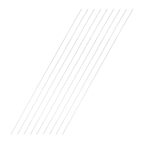 Vista 28 de uxcell Varilla redonda sólida de acero inoxidable 304 de 0.039 in x 3.937 in para manualidades de bricolaje - 10 piezas