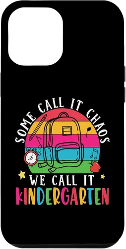 Vista 25 de Some Call It Chaos We Call It Kindergarten Funny Teacher Case for iPhone XR