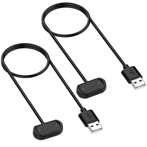 Cable de carga para Amazfit Bip 5/3/U, T-Rex Pro, GTR Mini, GTR 2/2e, GTS 4 Mini, GTS 2/2e Smartwatch (paquete de 2, 3.3 pies/39.4 in)