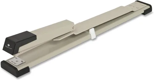 Sparco, engrapadora de brazo largo, capacidad para 20 hojas, grapas estándar (grapas incluidas), Negro (Putty/Black)