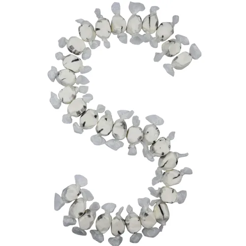 Vista 6 de Dulces gourmet suaves y masticables de agua salada, envueltos individualmente, bolsa a granel (pastel de manzana, 1 libra (paquete de 1))