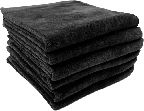 Vista 44 de BY LORA Toallas de algodón de terciopelo de rizo Felpa, secado rápido, duraderas y ecológicas Disponible en tamaños de toalla de playa, toalla