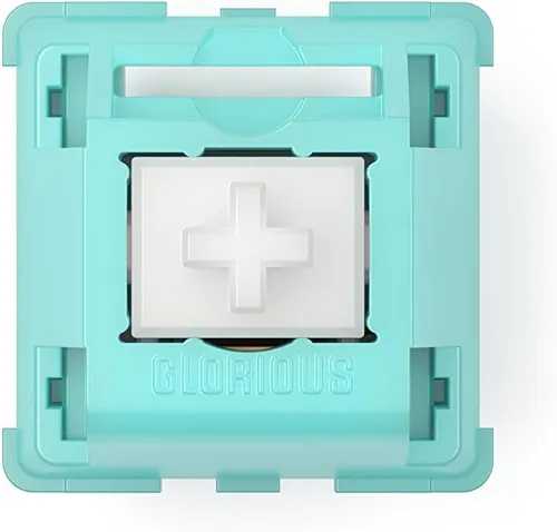 Vista 3 de Glorious Interruptor Lynx (LUBED) - 36 interruptores lineales de 5 pines montados en PCB para teclado mecánico - Interruptores de teclado lineales