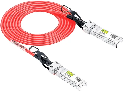 Vista 7 de Cable 10G SFP+ DAC de color [blanco] - Cable Twinax SFP de 32AWG para Cisco SFP-H10GB-CU0.25M, Ubiquiti UniFi, D-Link, Supermicro, Netgear