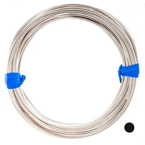 Vista 11 de CRAFT WIRE Calibre 6, alambre de plata de ley 925 (redondo) extremadamente suave hecho en EE. UU. - 1 pie