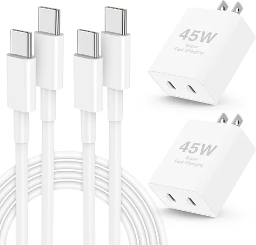 Vista 12 de Cargador rápido para iPhone 17 16 15, bloque de carga USB C de 20W para Apple iPhone 17 Pro Max/17 Air/16 Pro/15 Plus, iPad de 12/11 pulgadas/Mini/6
