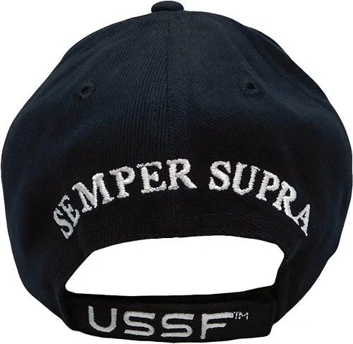 Vista 5 de Flakita's Novelties United States Space Force Always Above Semper Supra - Gorra de béisbol bordada, color negro, Negro