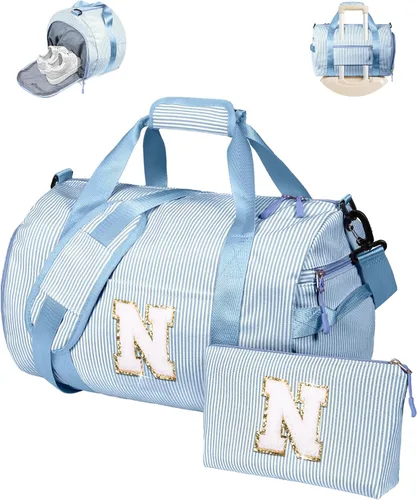 Vista 43 de Regalo para Adolescentes, Bolsa de Viaje para Niñas, Bolsas de Fin de Semana para Niños con Compartimento para Zapatos, Bolsa de Fin de Semana