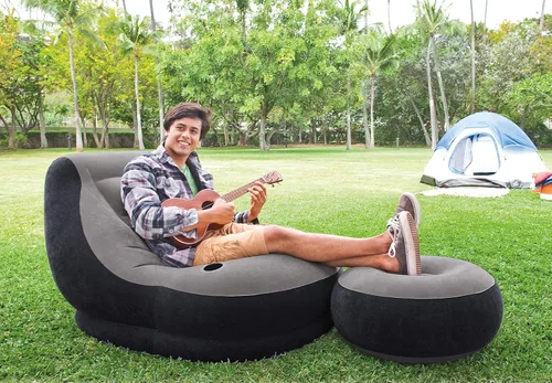 Vista 17 de Intex Ultra Lounge inflable con otomana
